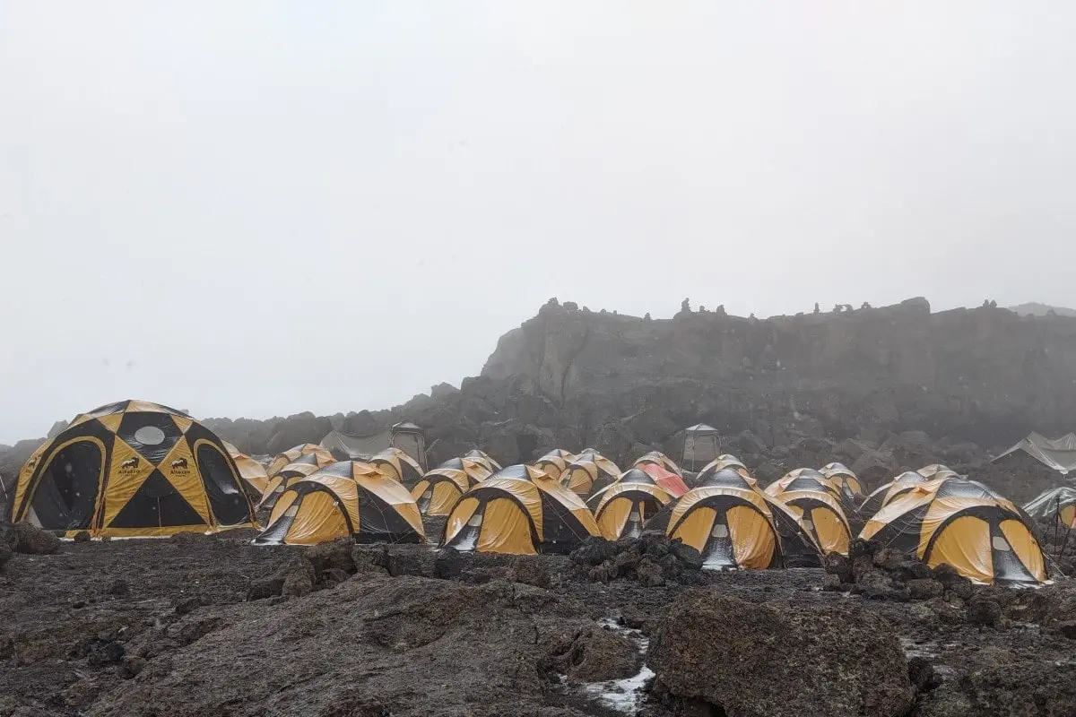 Altezza Travel tents at night Altezza Travel tents at night