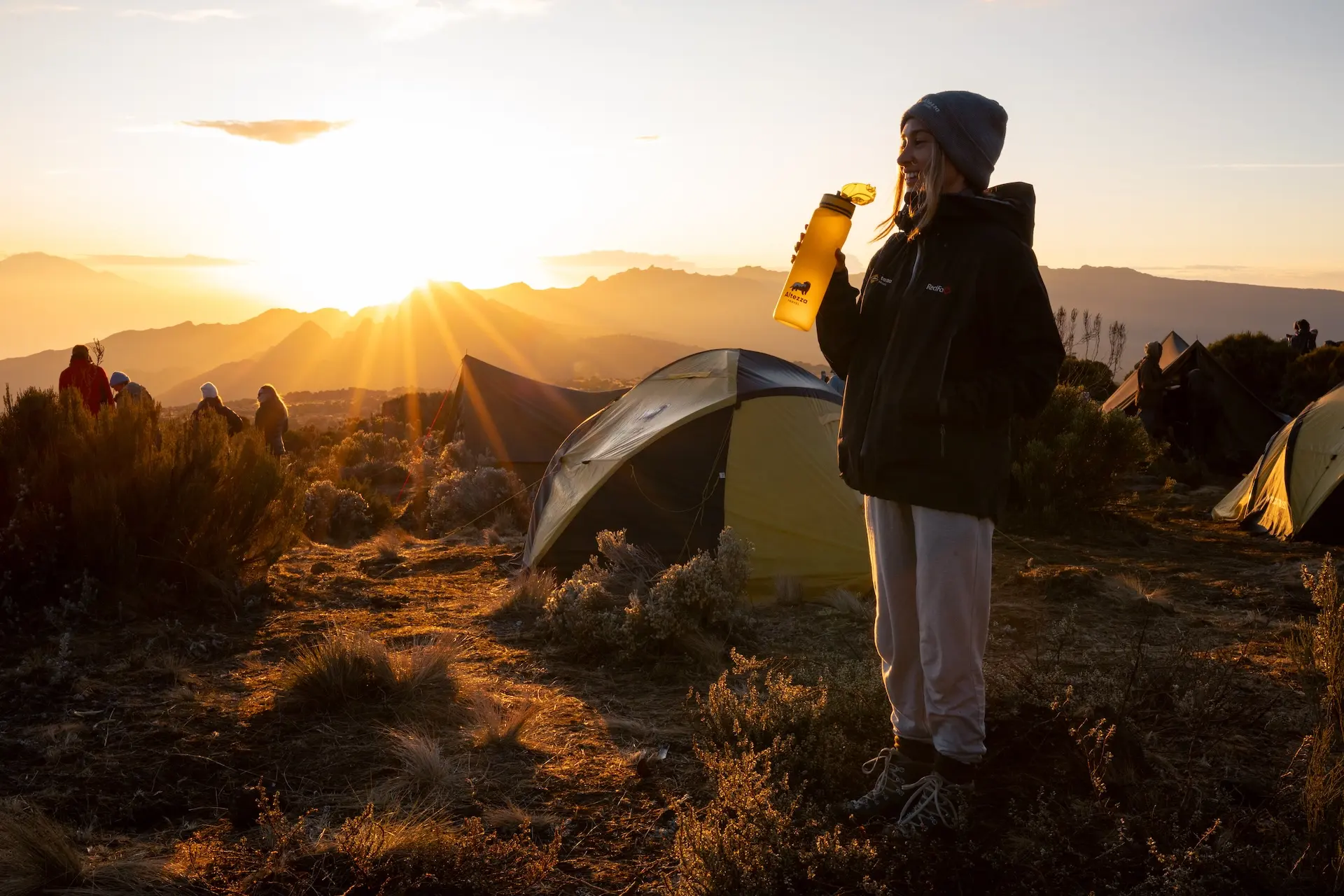 A hiker on an Altezza Travel expedition A hiker on an Altezza Travel expedition